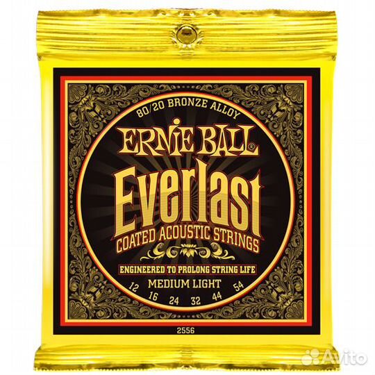 Струны для акустической гитары Ernie Ball 2556