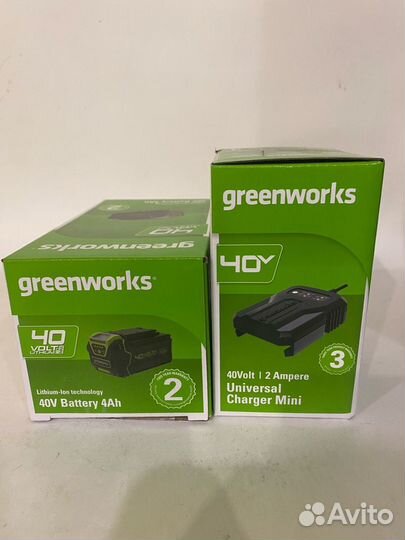 Триммер аккумуляторный Greenworks CD40BC 40В(Новый