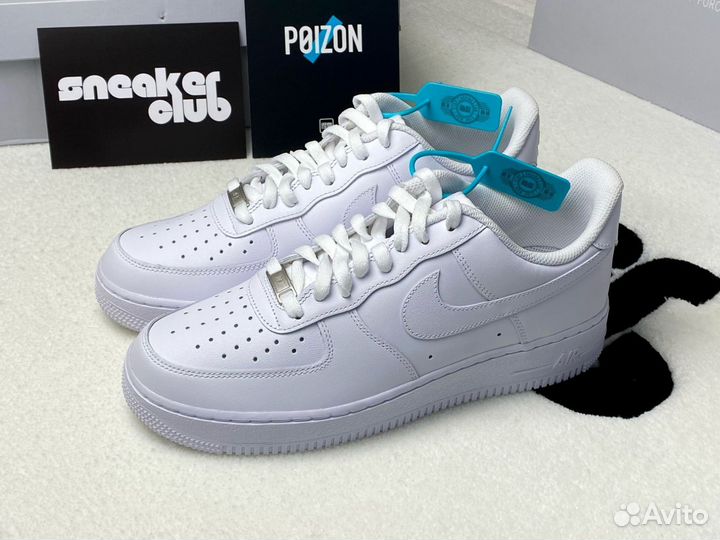 Nike Air Force 1 кроссовки белые