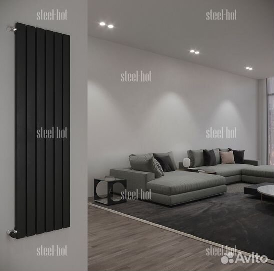Вертикальный радиатор Steel-Hot от завода