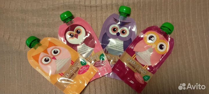 Многоразовые контейнеры для детского питания новые