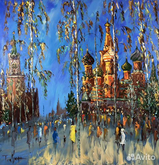 Картина маслом на холсте пейзаж