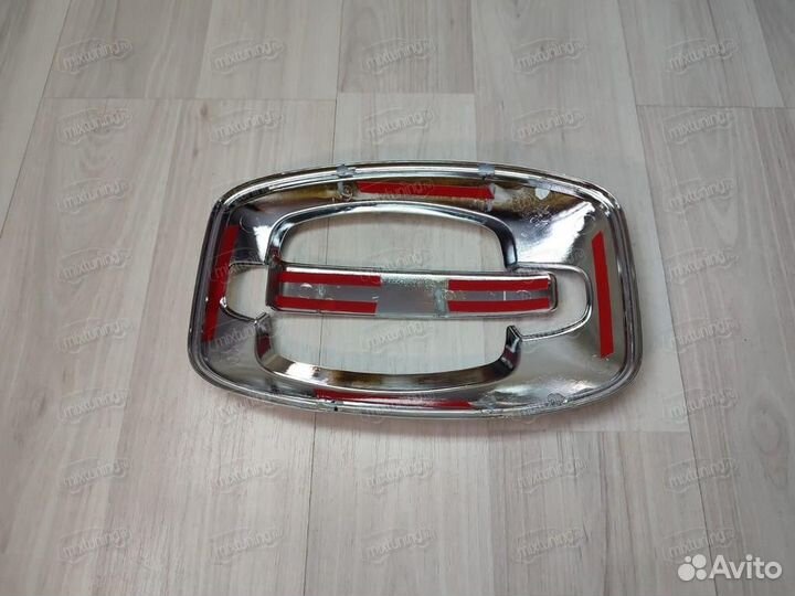 Накладки на ручки Fiat Ducato 2006-нв (хром)