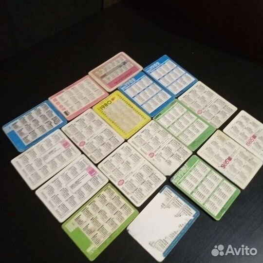 Переливные календарики СССР