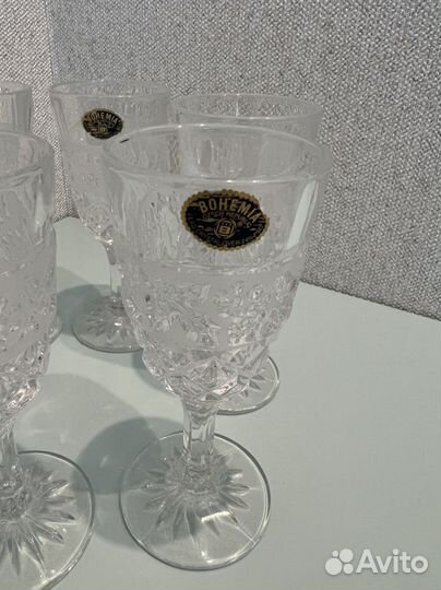 Рюмки хрусталь Богемия 6 шт