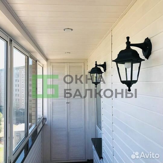 Остекление балконов. Окна пвх