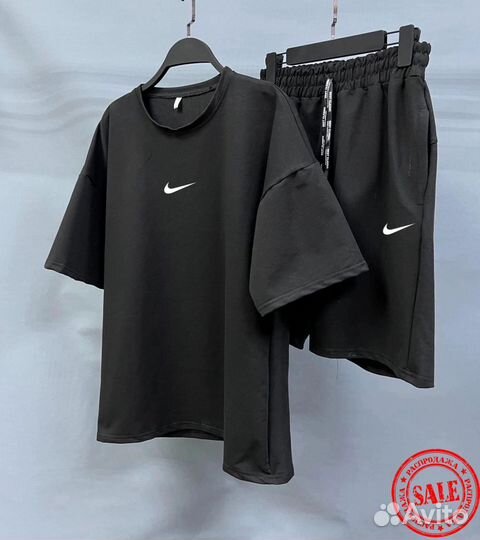 Спортивный костюм nike (футболка+шорты)