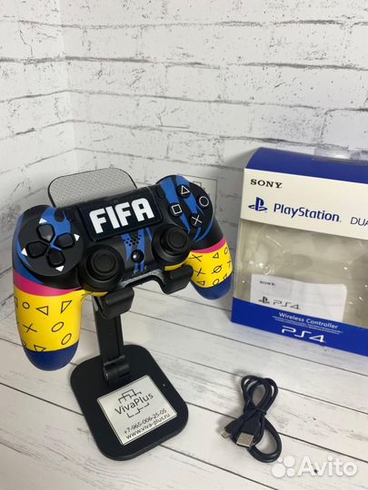 Джойстики геймпад PS4 Хаки и Рисунок