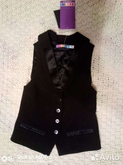 Жилет нарядный на рост 92-98