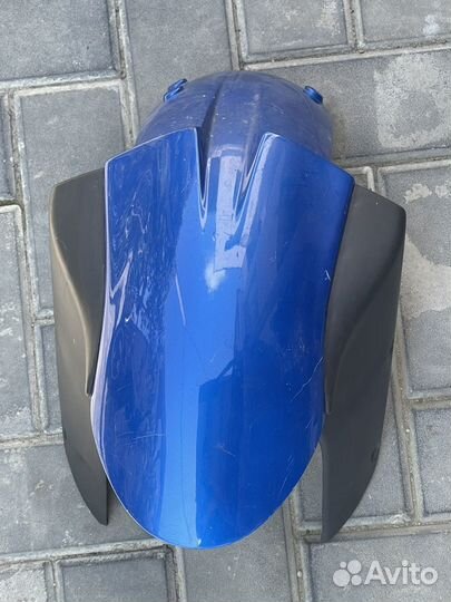 Крыло переднее kawasaki zx10r в сборе с накладками