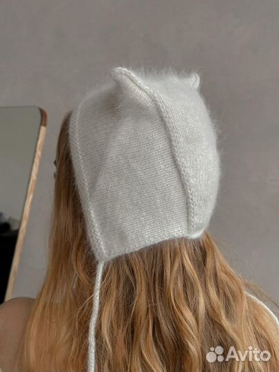 Шапка чепчик кошка
