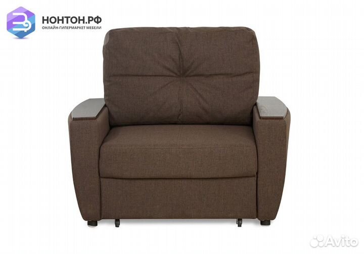 Кресло еврокнижка Дубай кофейный