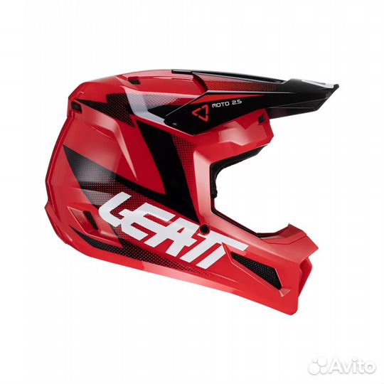 Новый Мотошлем Leatt Moto 2.5 Helmet Red 2024