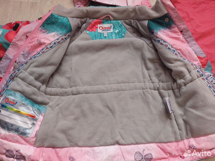 Демисезонный костюм для девочки 92
