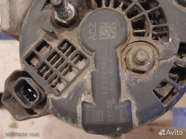 Генератор, 14В 100А GM Opel Insignia A16LET