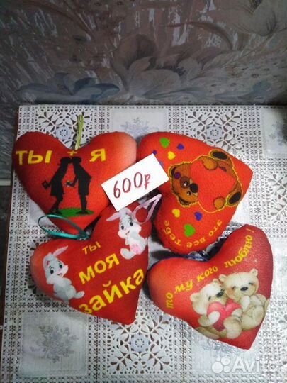 Игрушки мягкие разные