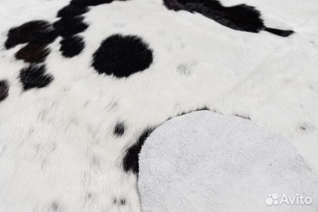 Шкура коровы натуральная Cowhide Black and White Р