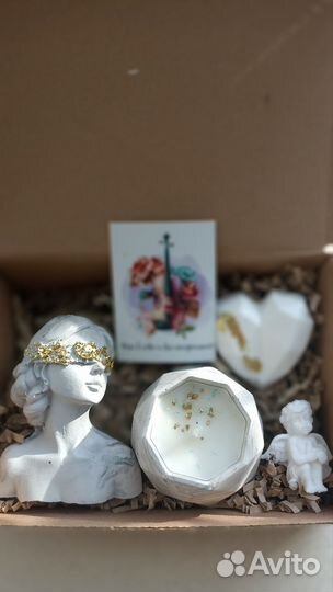 Подарочный набор Свеча Мыло Гипсовый декор