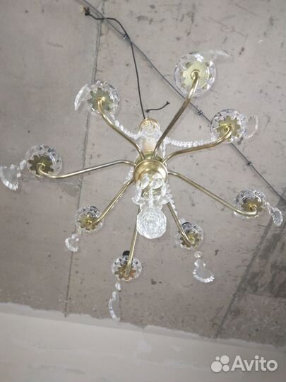 Люстра потолочная Хрусталь СССР