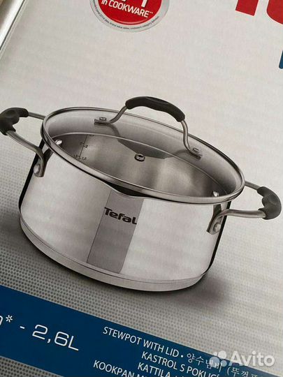 Кастрюля tefal новая