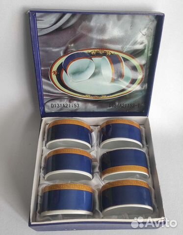 Фарфоровый набор колец для салфеток