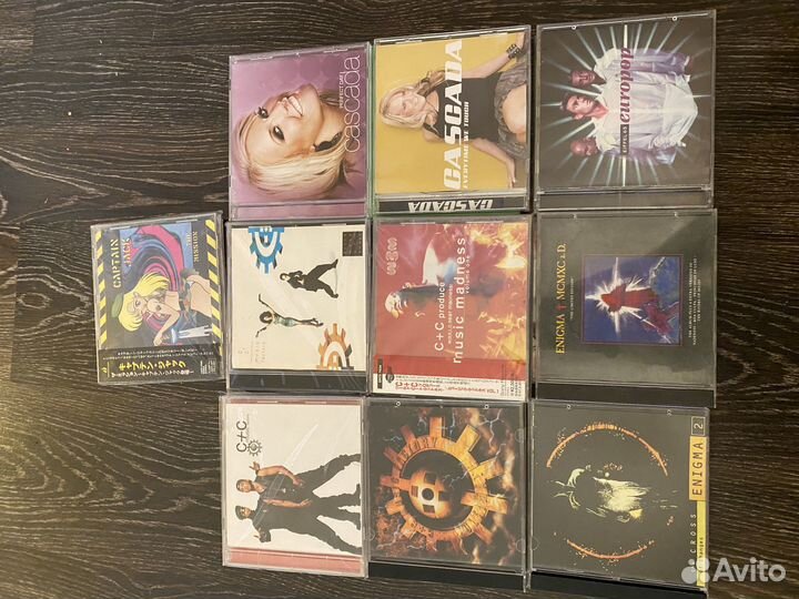 Eurodance, Europop, Techno - фирменные CD диски