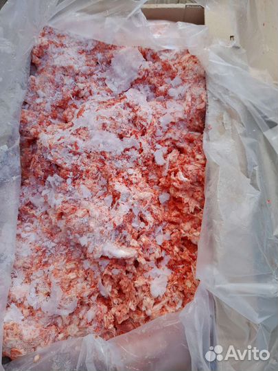 Мясокостный куриный фарш для животных