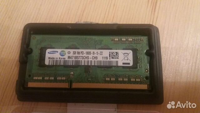 Sodimm ddr3 для ноутбука 2gb