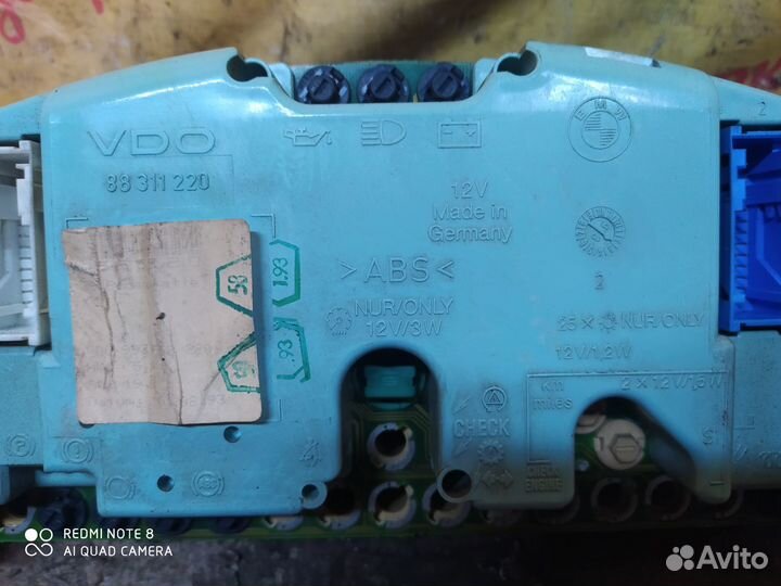 Комбинация приборов BMW E36