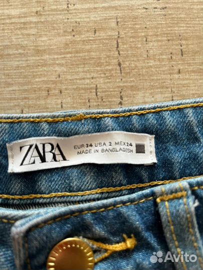 Джинсы Zara широкие