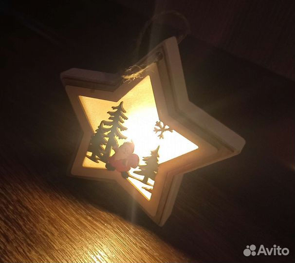 Игрушка ёлочная с подсветкой