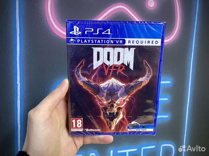 Диск ps4 ps5 Doom VFR VR