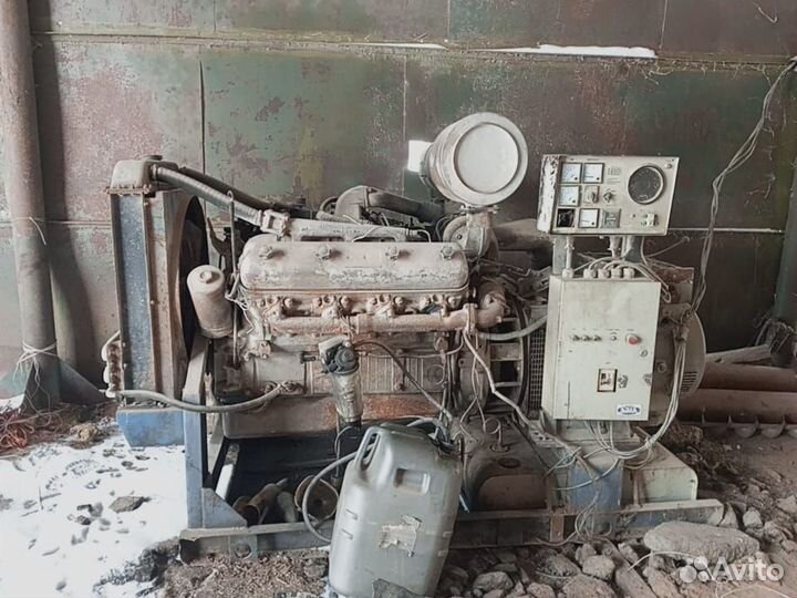 Генератор 100 квт. Двс ямз 238