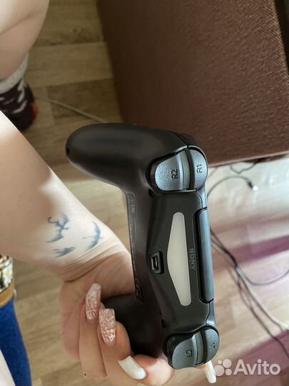 Sony PS4 dualshock 4 w. jet black v2 (реплика)