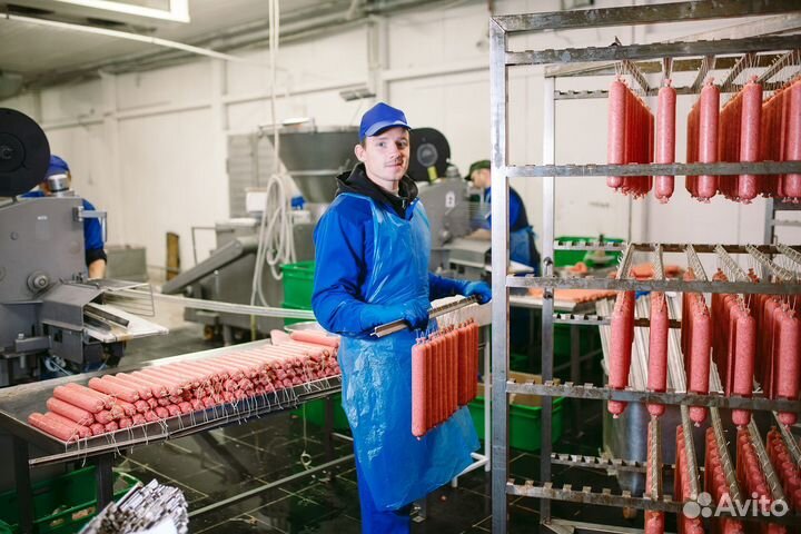 Грузчик в колбасный цех от 15 смен Вахтой Белгород
