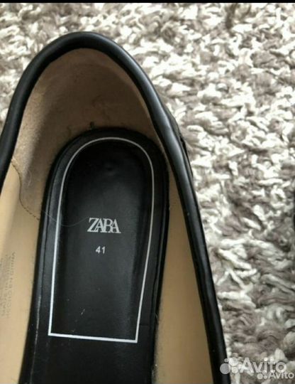 Лоферы zara