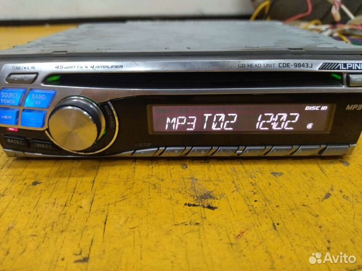 Магнитола Alpine CDE 9843J