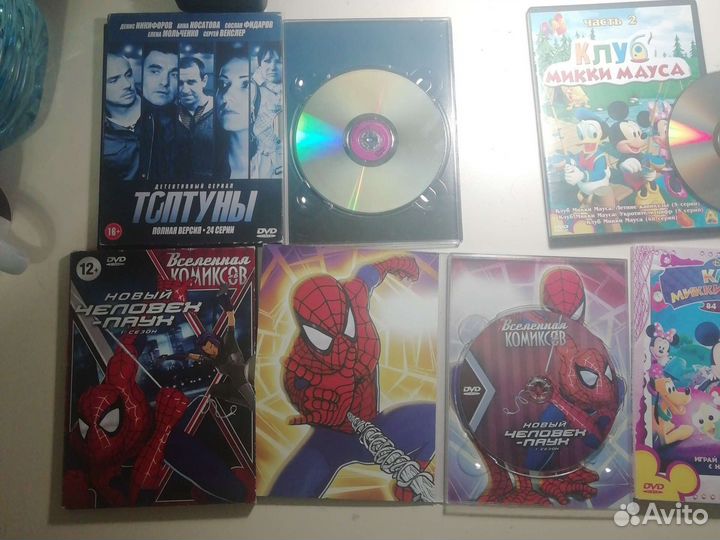 Dvd диски мультфильмы, игра Minecraft