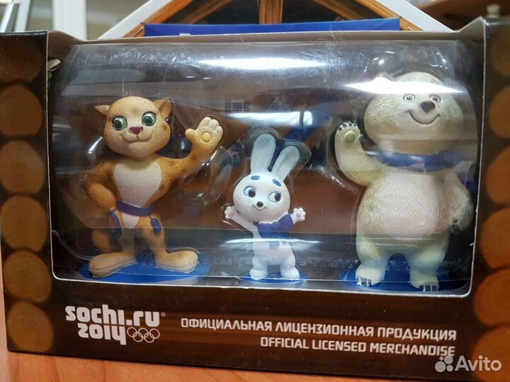 Набор талисманов Сочи 2014