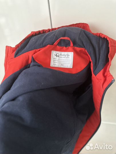 Куртка детская весенняя 86