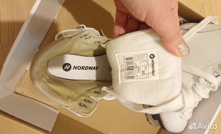 Коньки фигурные nordway Alice 30