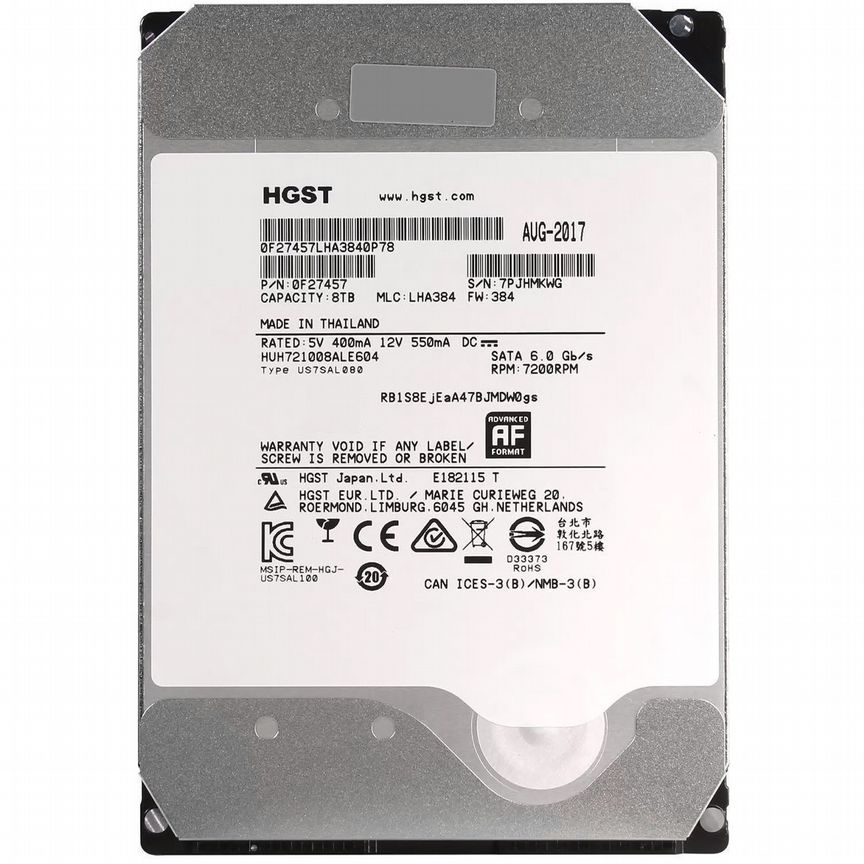 [HUH721008ALE604] Жесткий Диск Hgst 8tb 3,5" Hdd Huh721008ale604