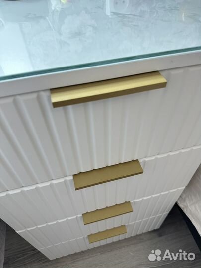 Ручки мебельные скрытые золотые