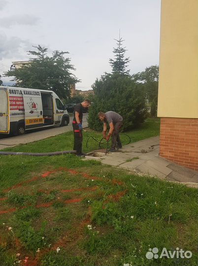 Устранение засоров канализации, прочистка труб