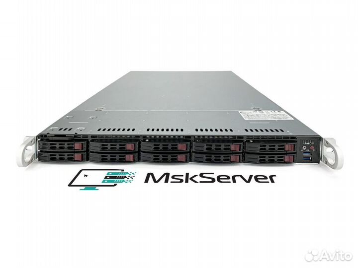 Сервер Supermicro 1028U-E1CR4T+ 2x E5-2667v3 512Gb