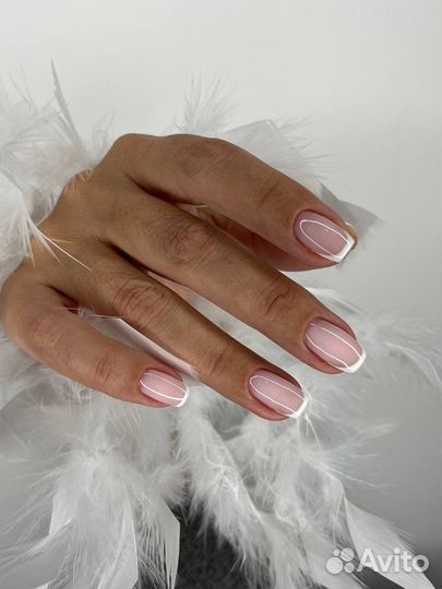 Маникюр с покрытием (снятие входит)