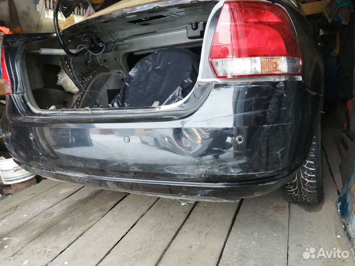 Задний бампер на volkswagen polo