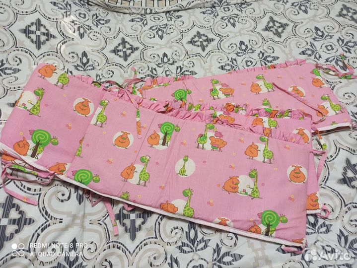 Мягкие бортики в кроватку