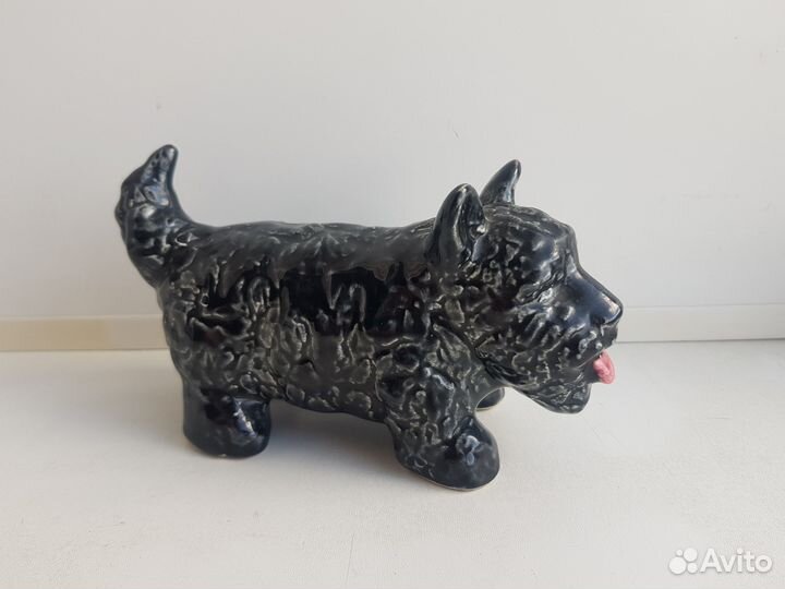 Статуэтка СССР Собака Терьер Манюня. зик Конаково