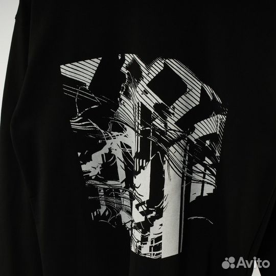 Лонгслив abstrakt cav empt черный